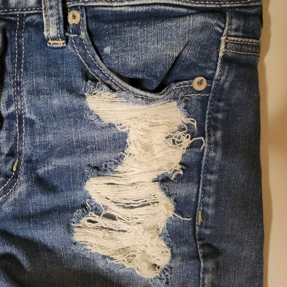 𝅺American Eagle Women's Hi-Rise Jean Shorts - Size (4) - Excellent Condition